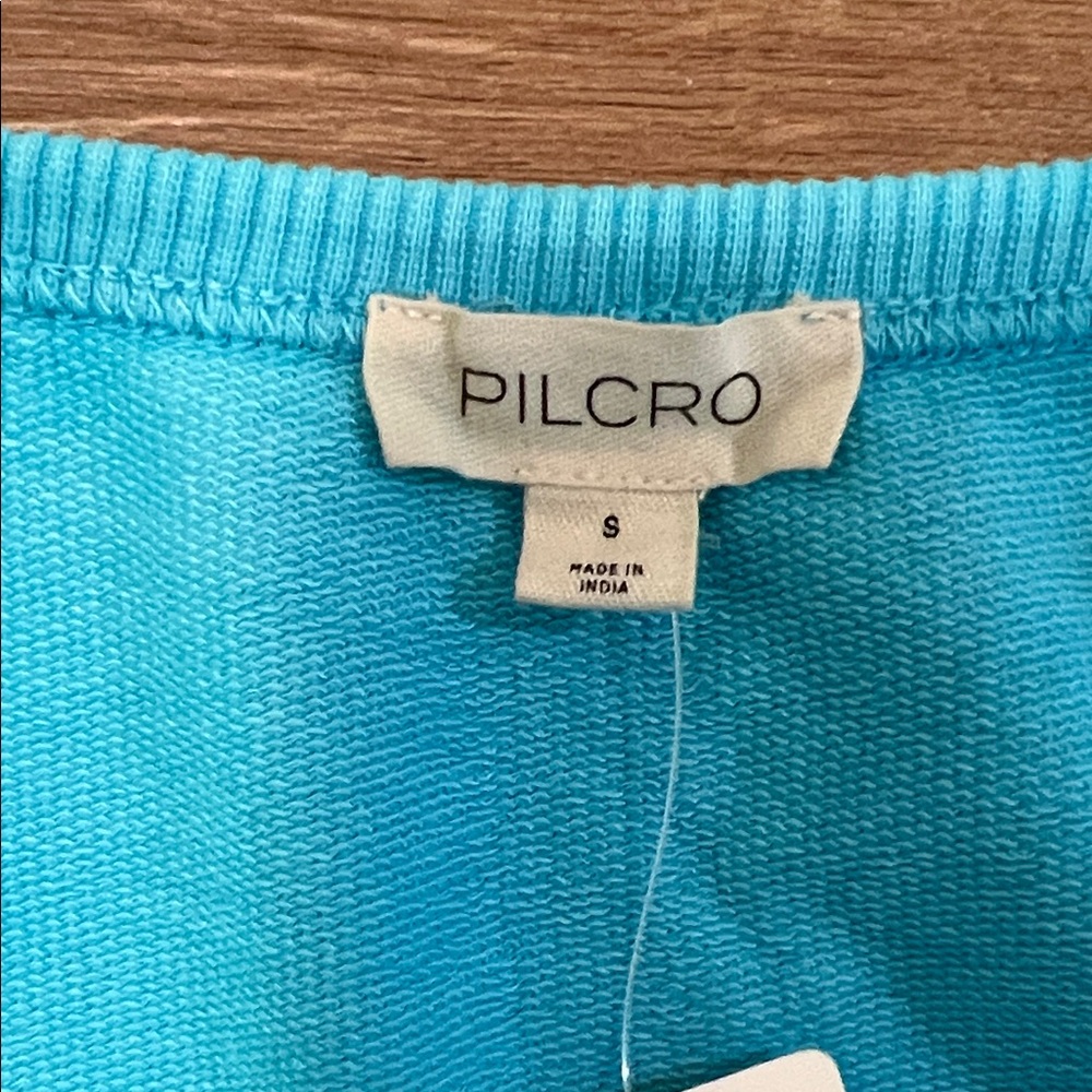 Turquoise Pilcro Women's Top with Lace Detail Size Small NWT - Picture 5 of 6